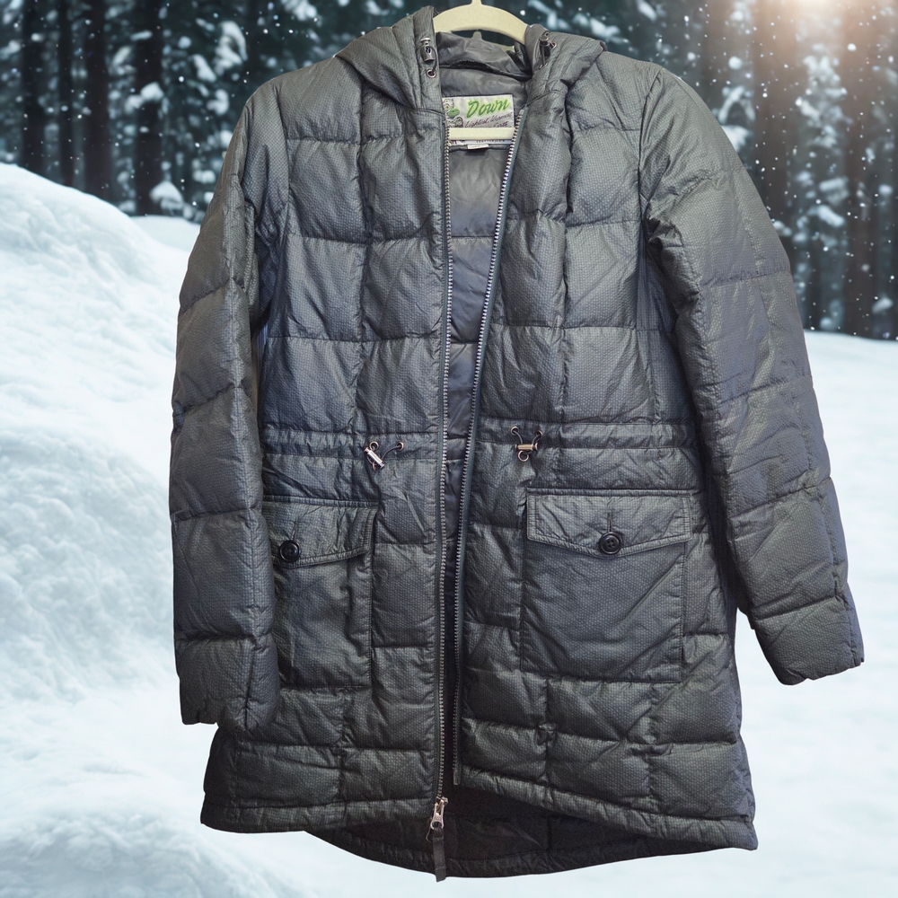 Eddie Bauer Women's Charcoal Puffer Jacket